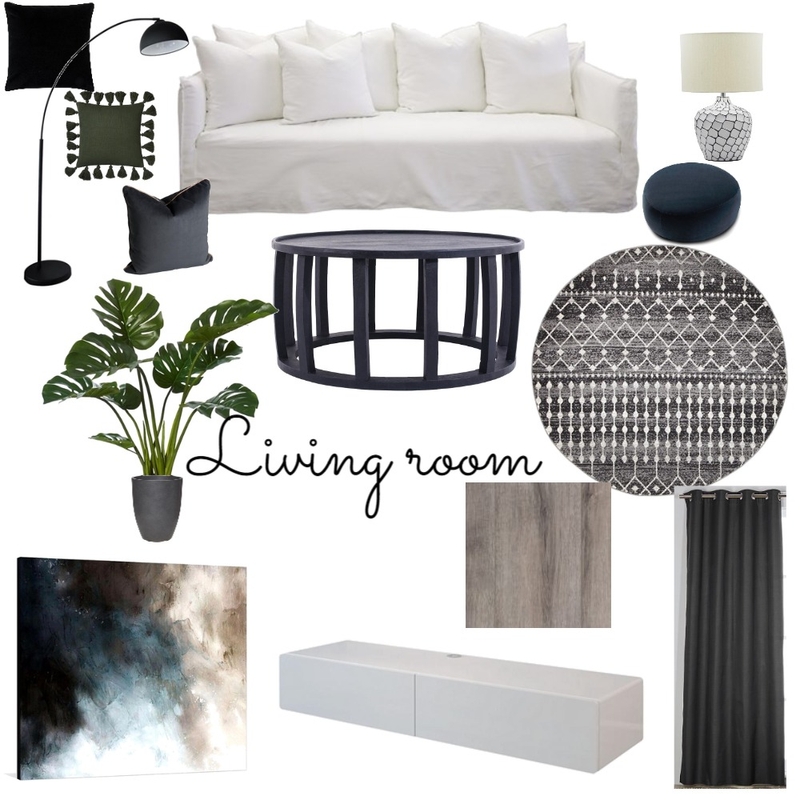 Living room achromatic Mood Board by ChelsvanMels on Style Sourcebook