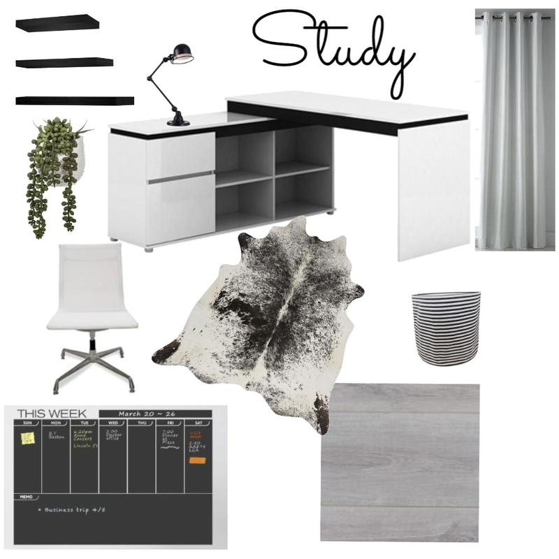 Study design Mood Board by ChelsvanMels on Style Sourcebook