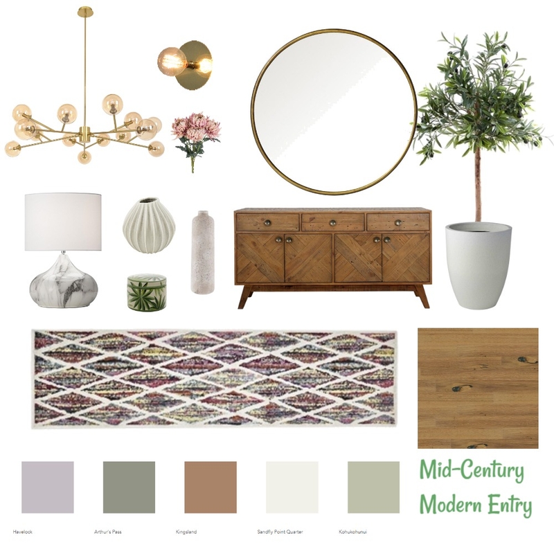 mid-century modern entry Mood Board by helenarose on Style Sourcebook