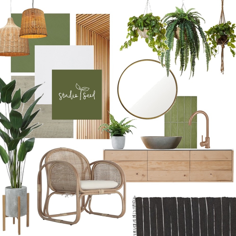 Studio Seed Mood Board by Holm & Wood. on Style Sourcebook