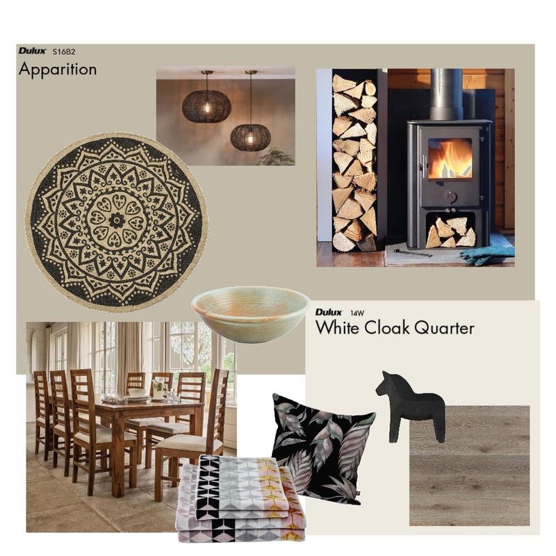 Mood Board Dining Room MONOCHROMATIC Mood Board by Earthmagick on Style Sourcebook