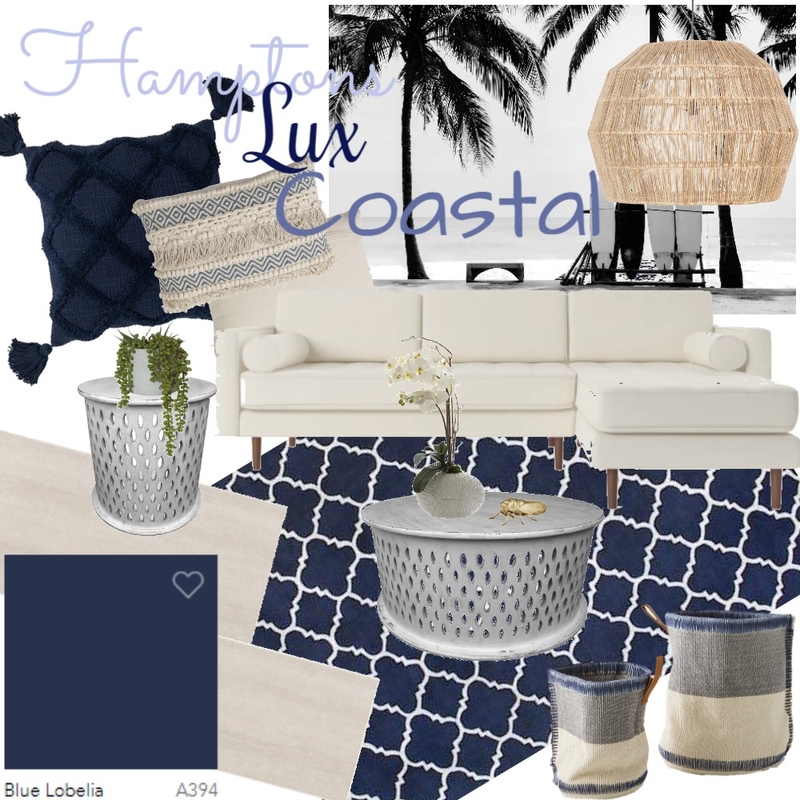 Living Room Hamptons Coastal Classic Mood Board by Jadeos on Style Sourcebook