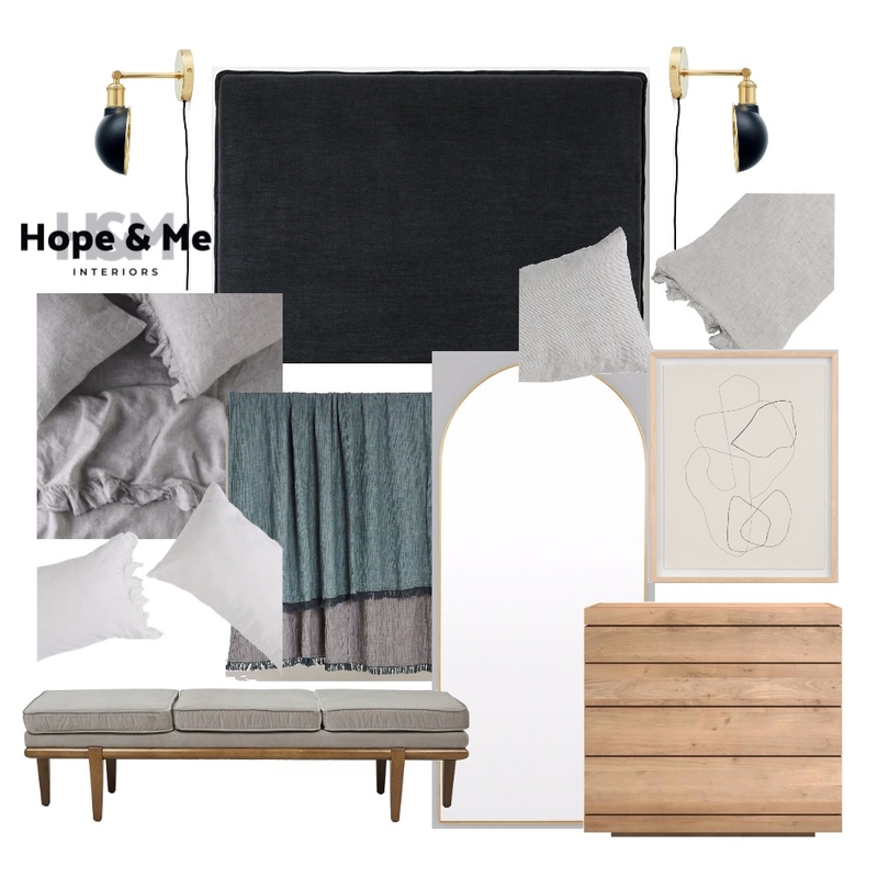 David Warnock - Master Bedroom Mood Board by Hope & Me Interiors on Style Sourcebook