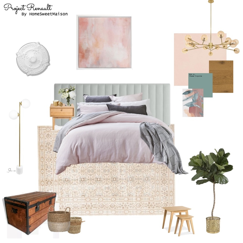 renault bedroom Mood Board by homesweetmaison on Style Sourcebook