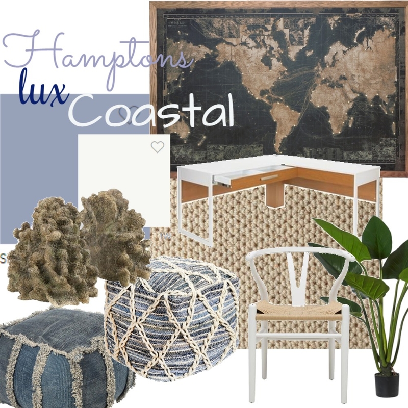 Office Hamptons coastal Mood Board by Jadeos on Style Sourcebook