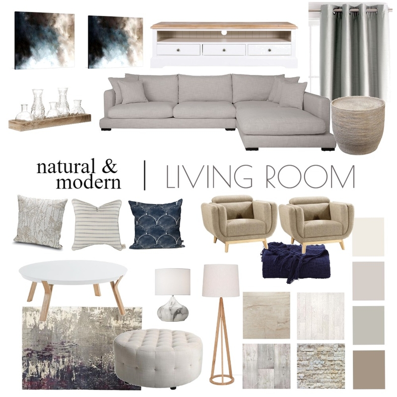 Living Room Mood Board by tylafeegs98 on Style Sourcebook