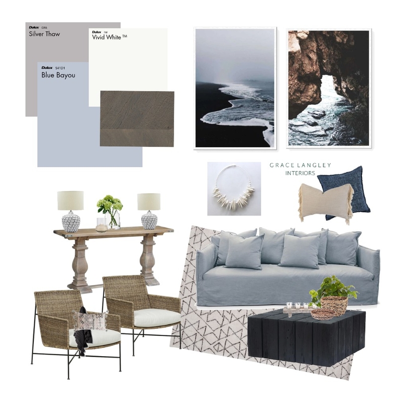 modern coastal farmhouse Mood Board by GraceLangleyInteriors on Style Sourcebook