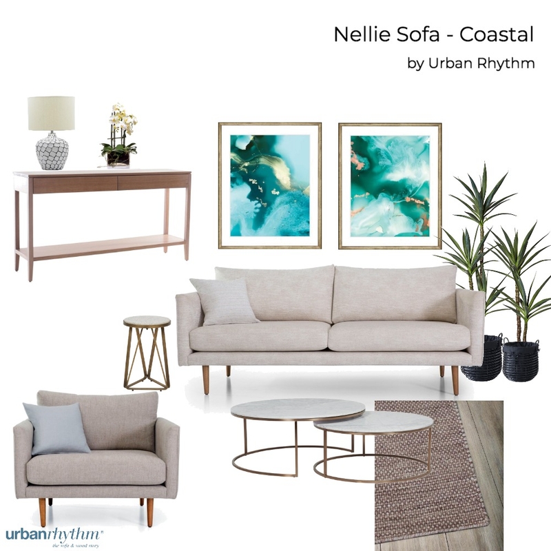 Nellie Sofa - Coastal Mood Board by Urban Rhythm on Style Sourcebook