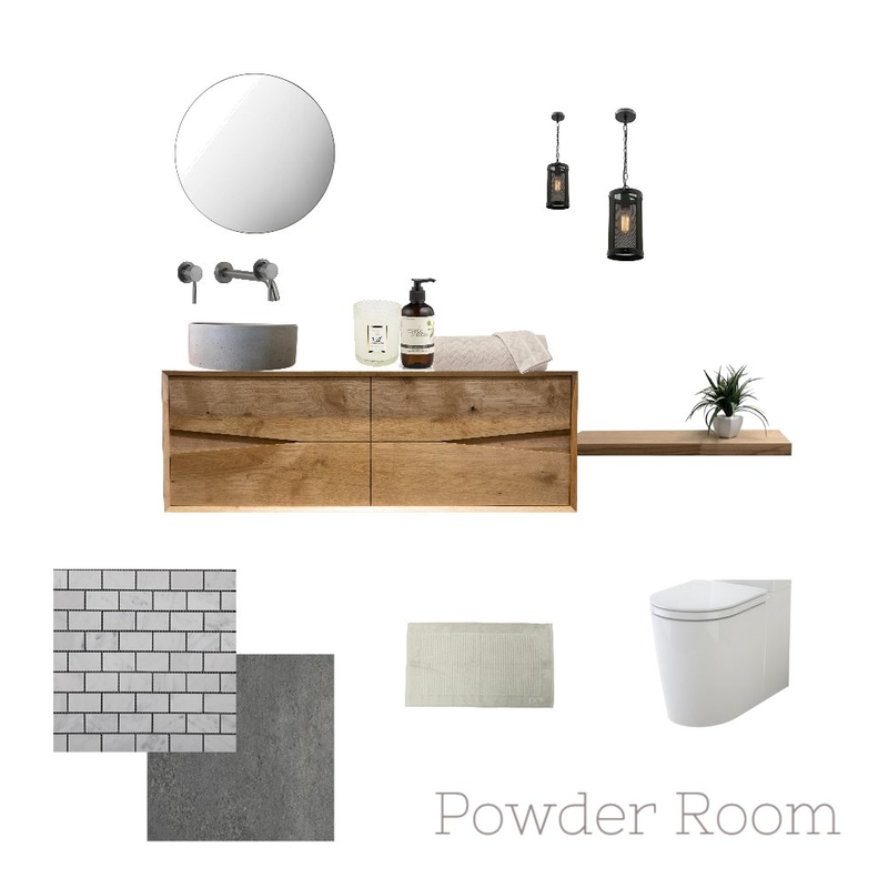 Powder Room Mood Board by InStyle on Style Sourcebook