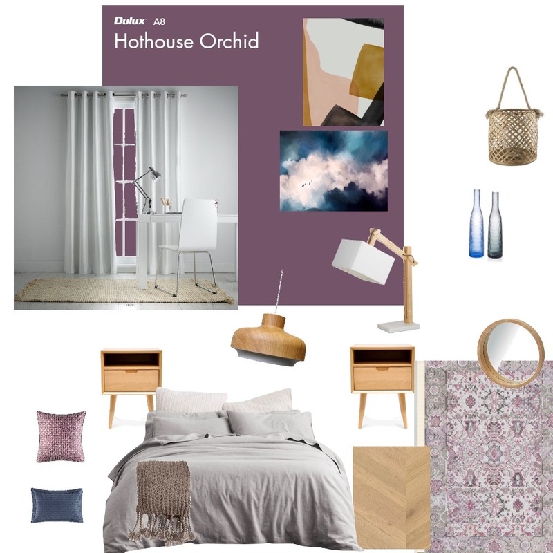 bedroom purple Mood Board by alisakomy on Style Sourcebook