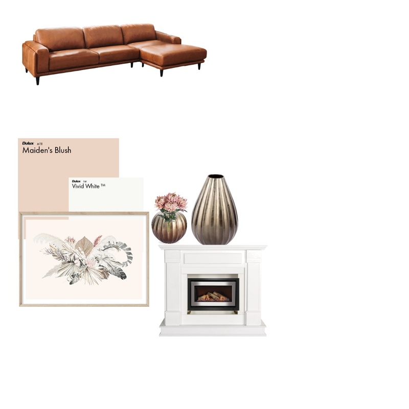 Warm Living Room Mood Board by Cham on Style Sourcebook