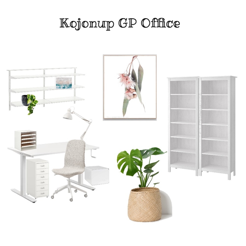 GP Office Option 2 Mood Board by Style and Leaf Co on Style Sourcebook