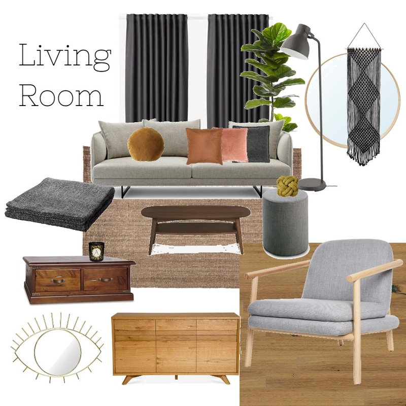 Lounge Room Mood Board by Hope Interior Styling on Style Sourcebook