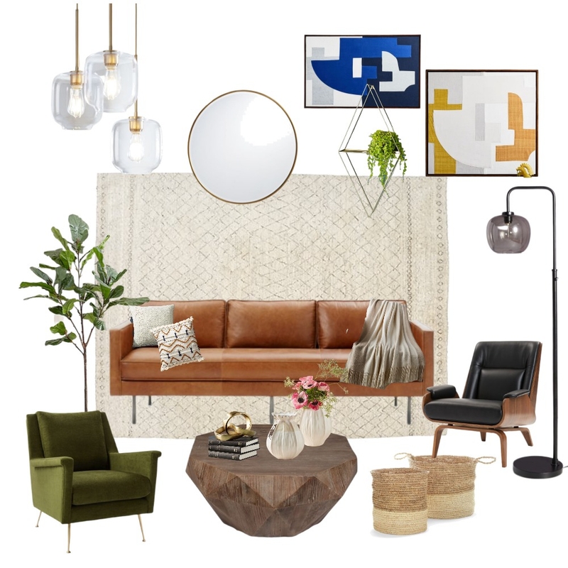 mid century modern Mood Board by leilaniflores on Style Sourcebook