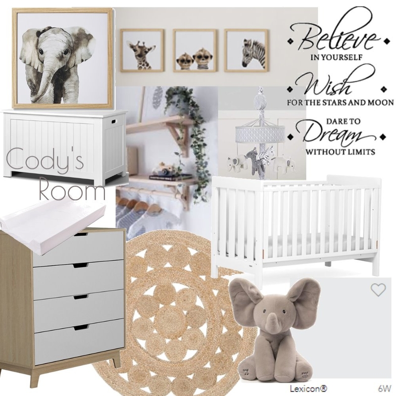 Cody's Baby room Mood Board by Jadeos on Style Sourcebook