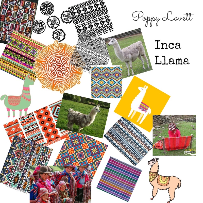 Inca Llama Mood Board by gemmalovett on Style Sourcebook