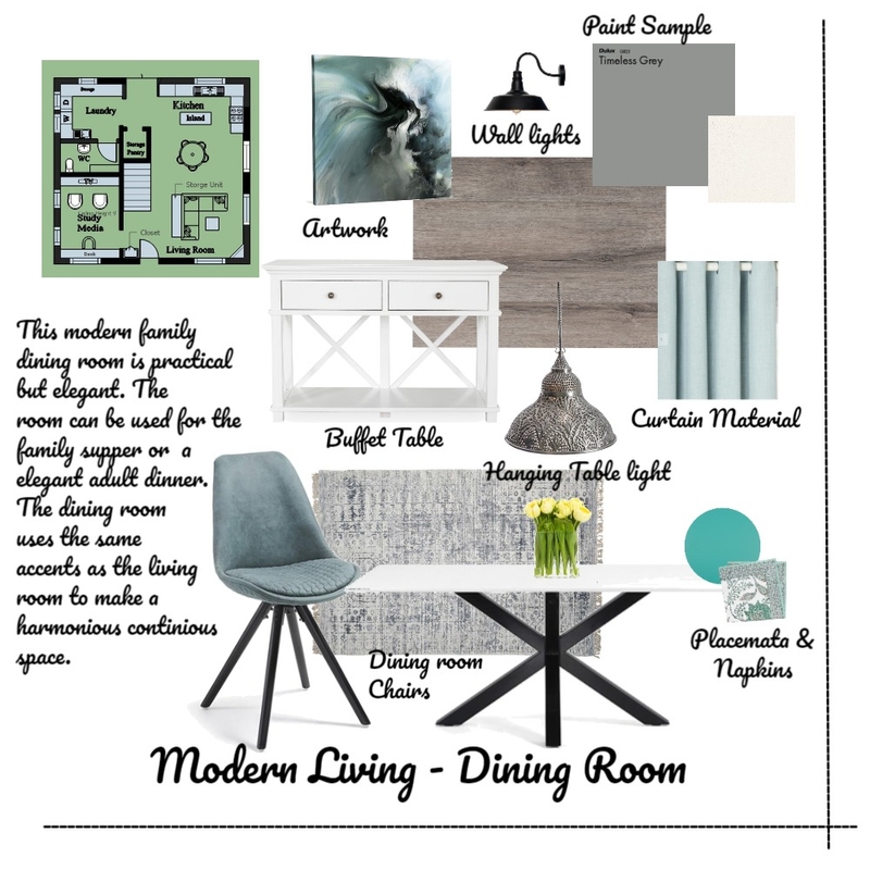 Dining room Mood Board by nrec on Style Sourcebook