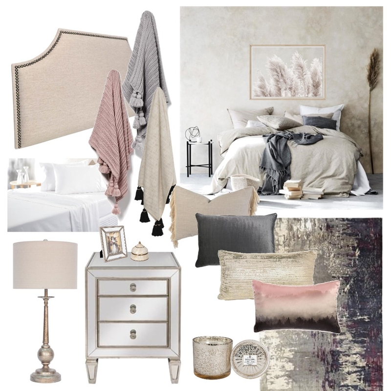 Hamptons in Pink Bedroom Mood Board by Jo Laidlow on Style Sourcebook