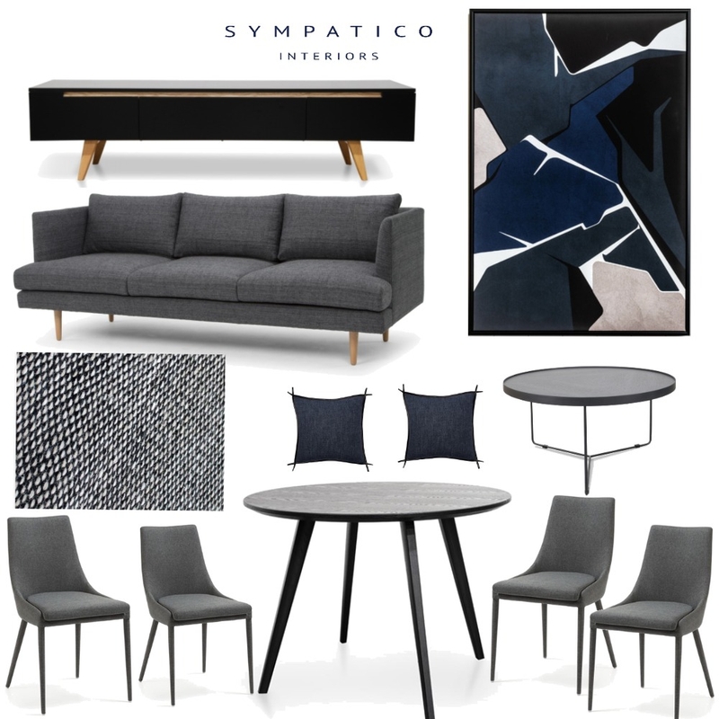 Option 1 - Dark Mood Board by Sympatico on Style Sourcebook