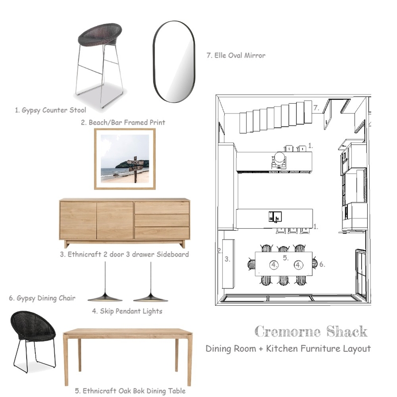 Cremorne Shack Dining Room Layout Mood Board by decodesign on Style Sourcebook