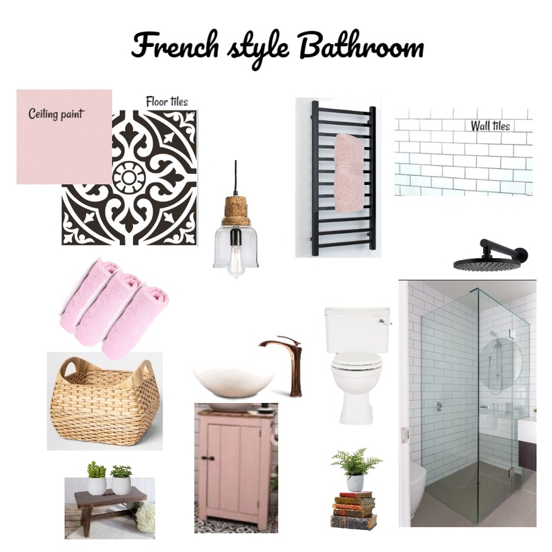 French Bathroom Mood Board by Carmenc on Style Sourcebook