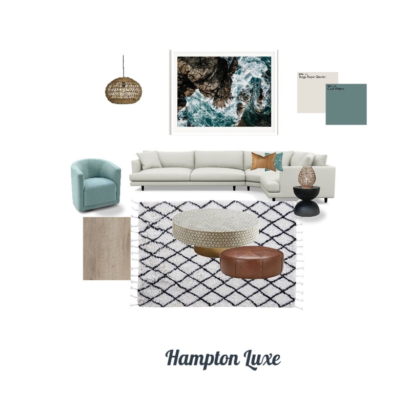 Hampton Luxe Mood Board by Eves Interiors on Style Sourcebook