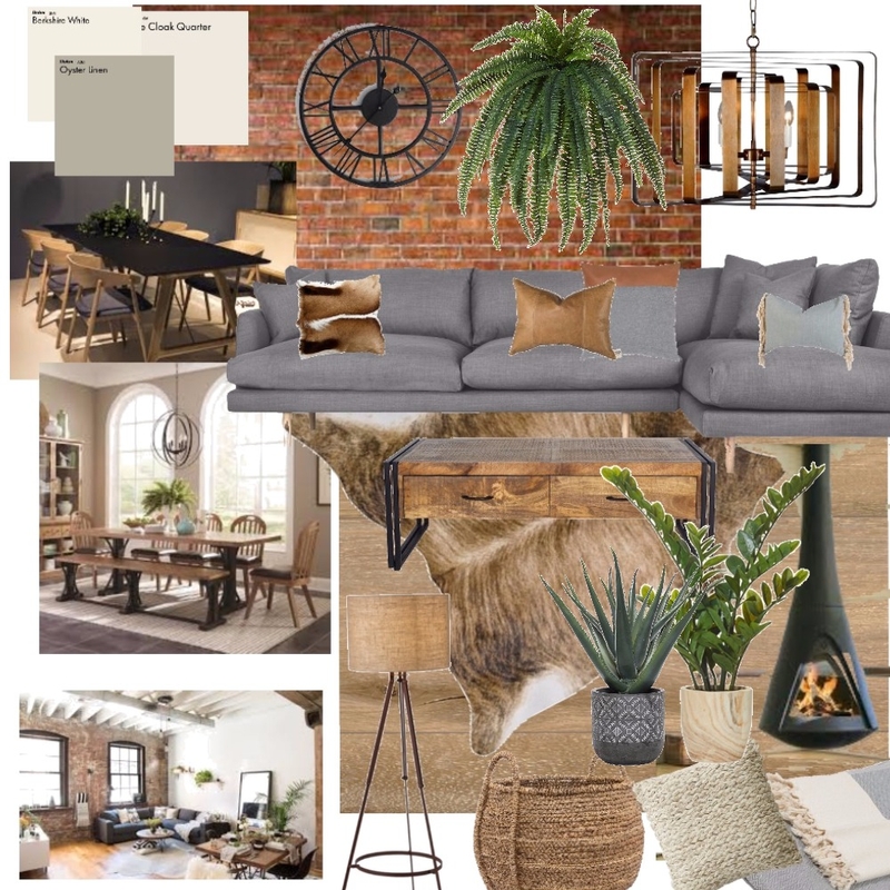 rustic industrial Mood Board by Home Interiors on Style Sourcebook