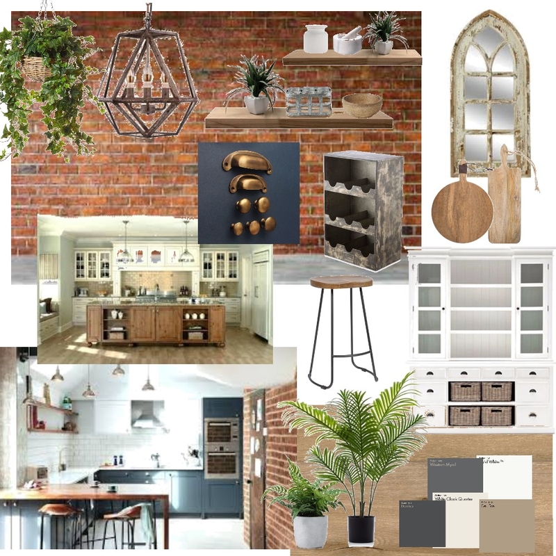 rustic industrial kitchen Mood Board by Home Interiors on Style Sourcebook