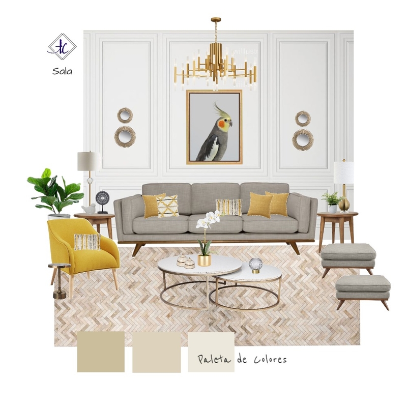 Sala - Sra. July Solano Mood Board by tcdisenos on Style Sourcebook