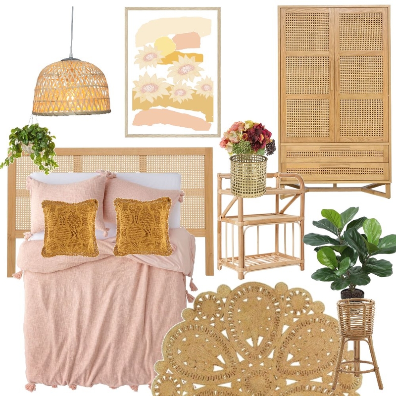 Coastal Boho Bedroom Mood Board by darne on Style Sourcebook