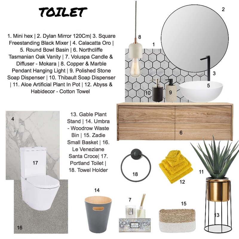 toilet Mood Board by Meitricia on Style Sourcebook