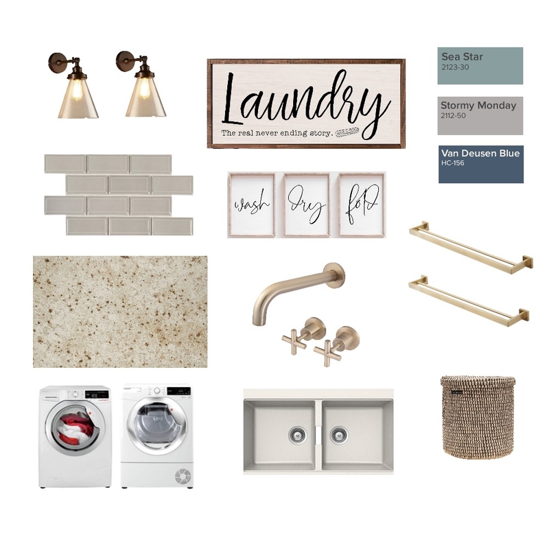 Laundry Room Mood Board by JoyAmberLeigh on Style Sourcebook