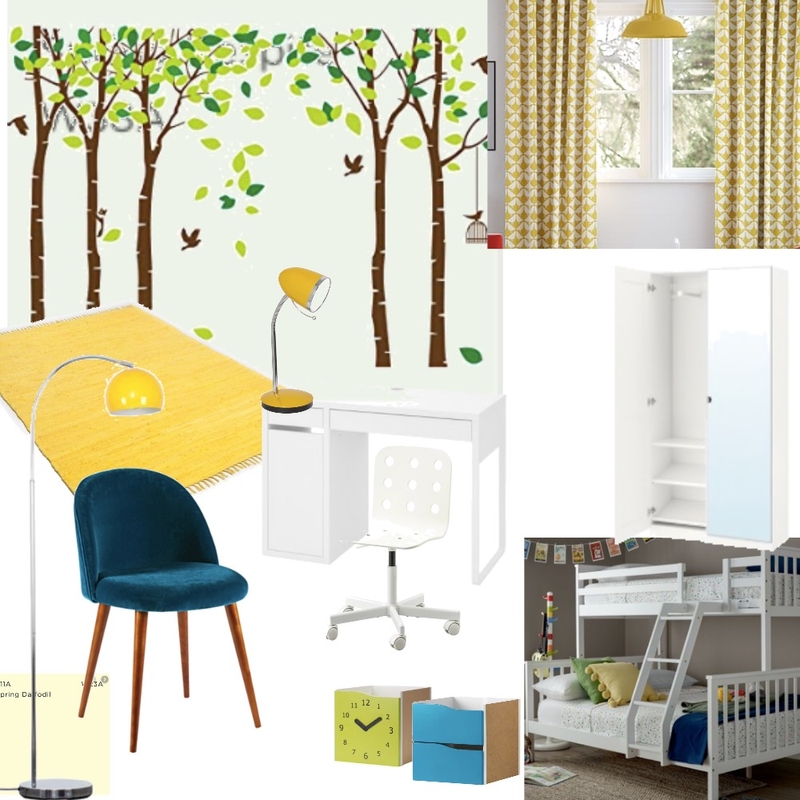 kids bedroom Mood Board by heatherareej on Style Sourcebook