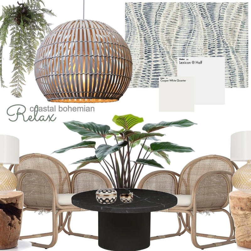 coastal boho Mood Board by ellicecondon on Style Sourcebook