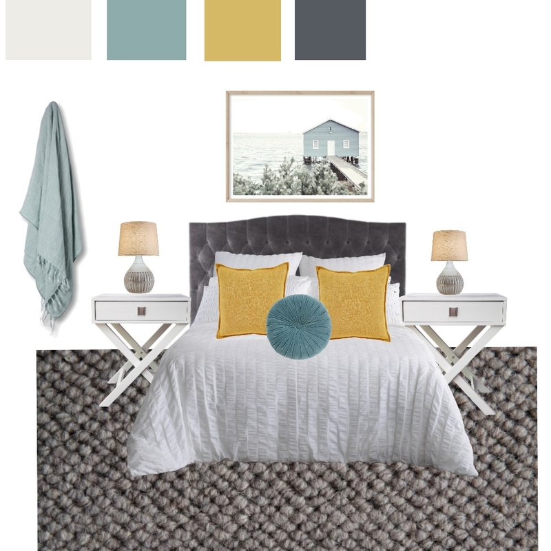 Ginny- mustard Mood Board by Rebecca White Style on Style Sourcebook