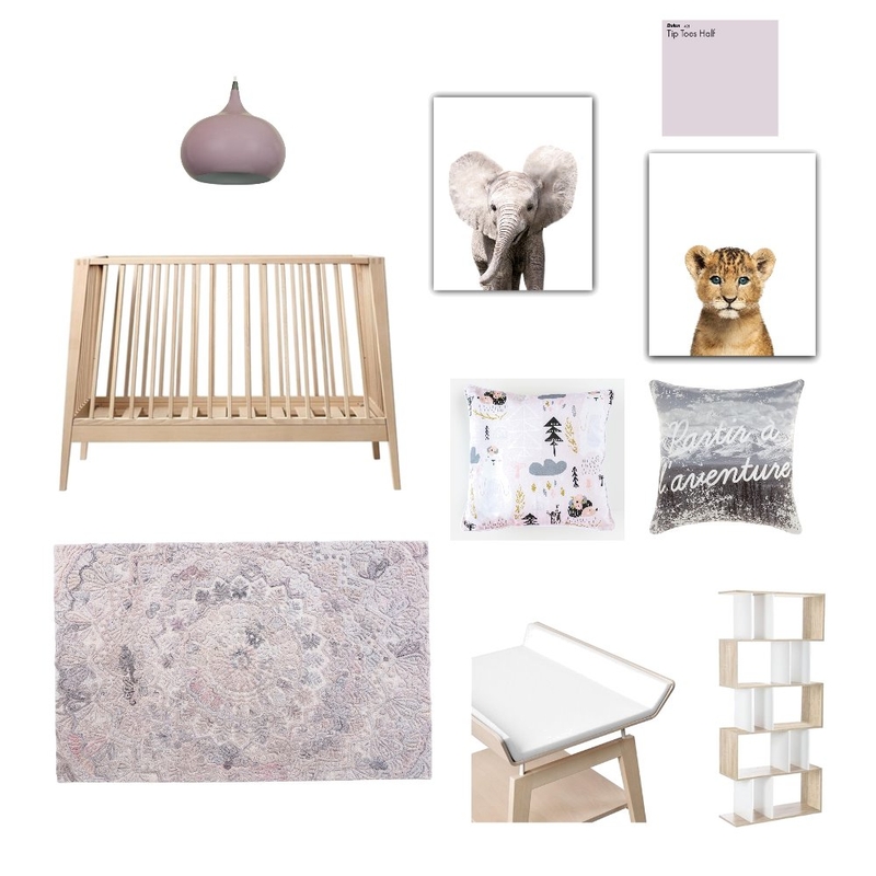 Nursery Baby Animal Adventurer Mood Board by Kaloy on Style Sourcebook