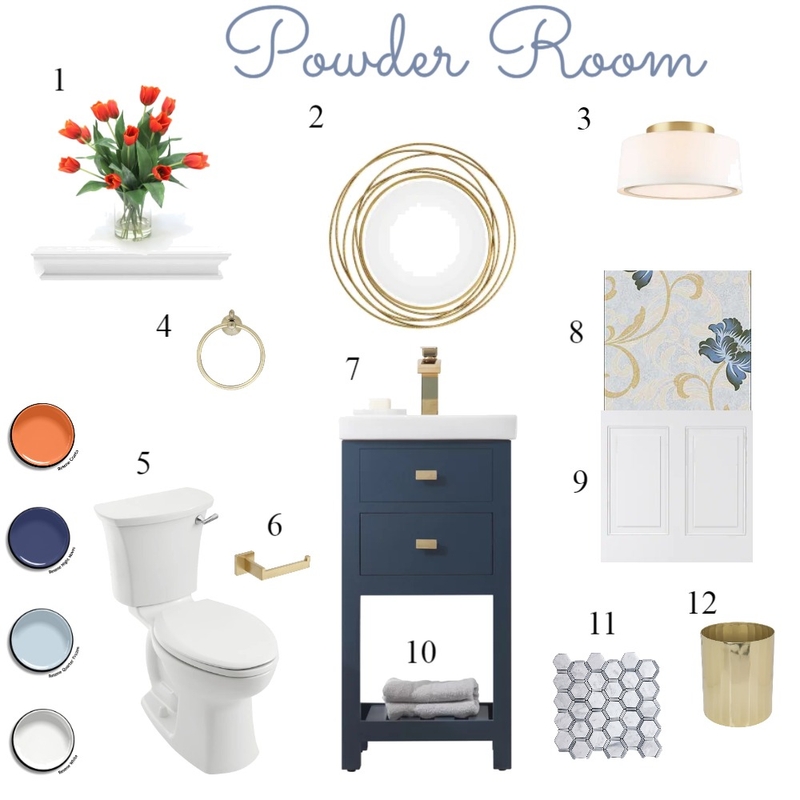 IDI Module 9 - Bathroom Mood Board by cynthiaknight on Style Sourcebook