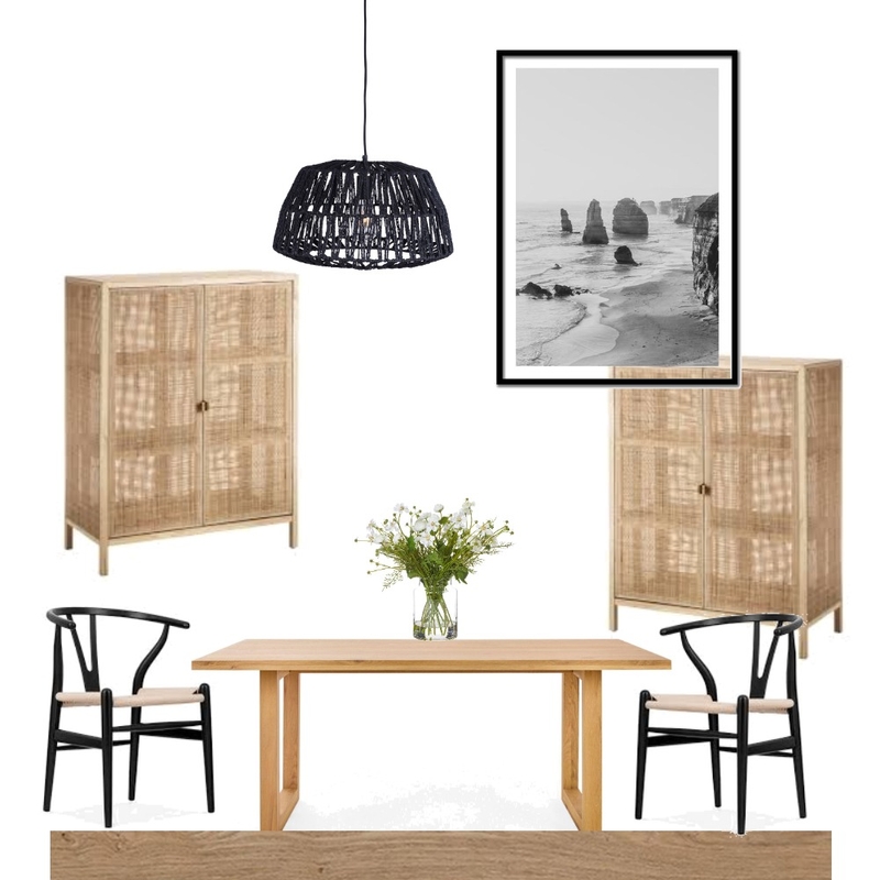 Dining black natural Mood Board by melissabailey on Style Sourcebook