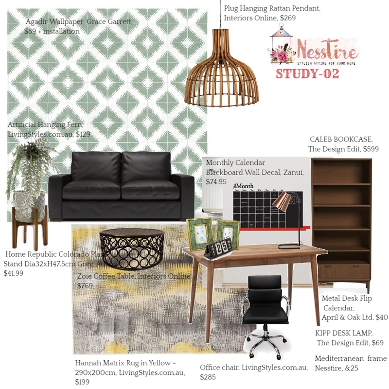 STUDY-02 Mood Board by nesstire on Style Sourcebook