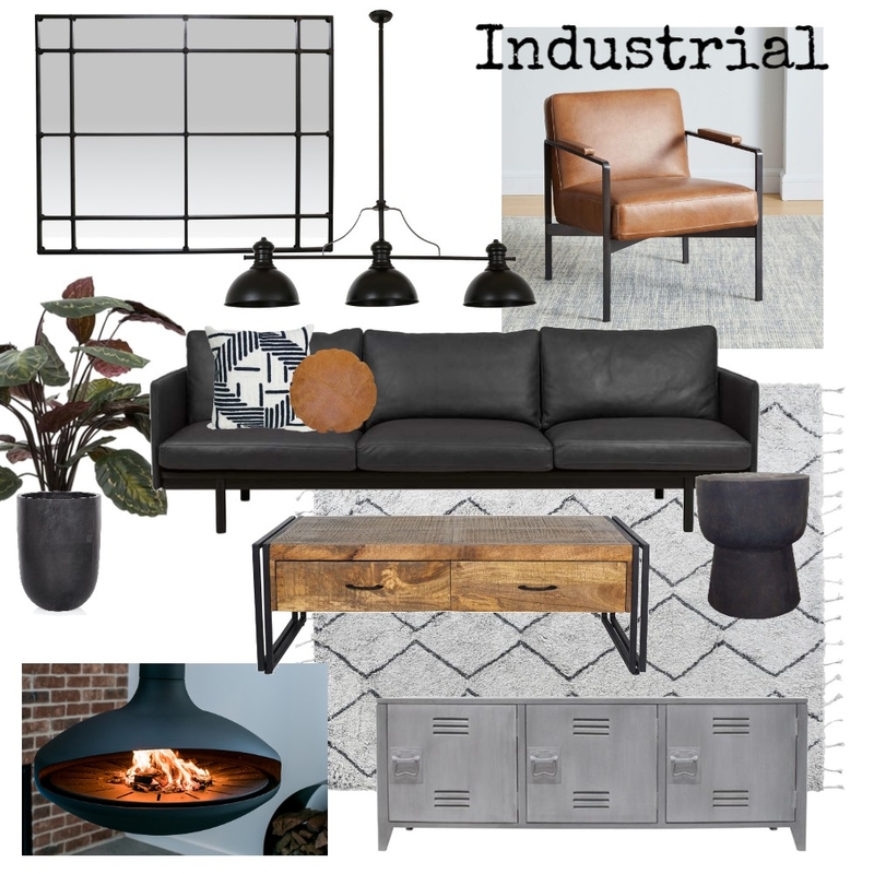 Industrial Mood Board by Nkdesign on Style Sourcebook