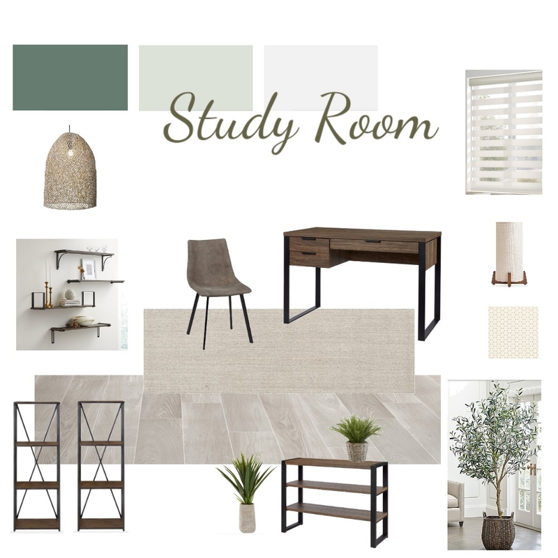 Study room Mood Board by hannah0310 on Style Sourcebook