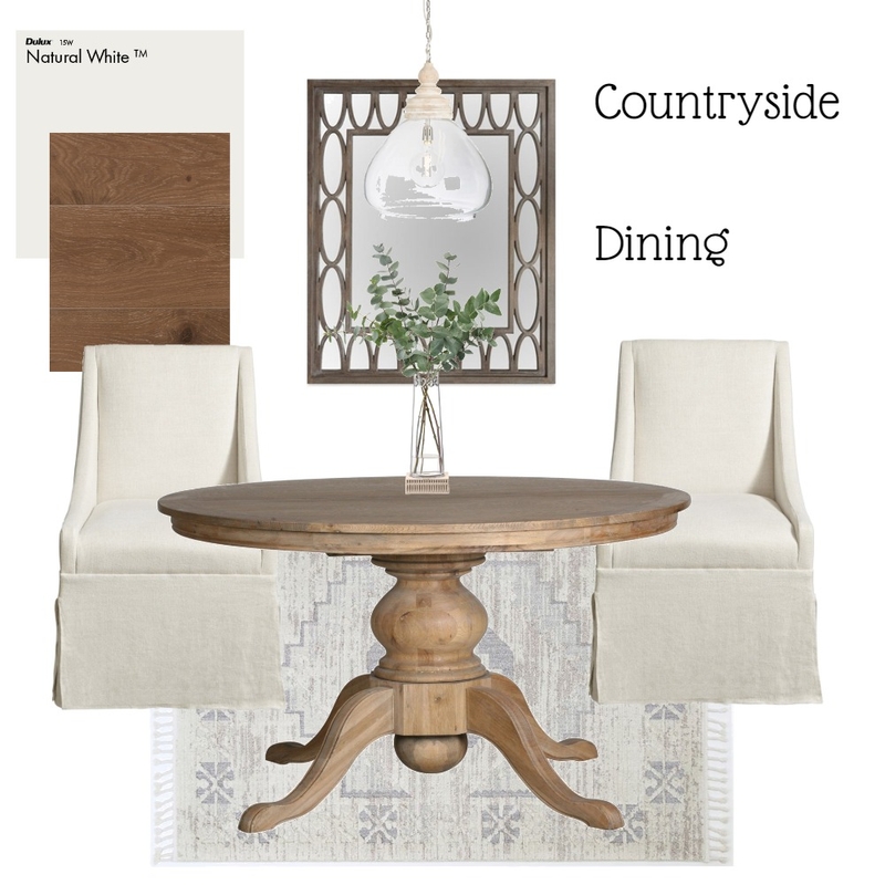 Countryside Dining Mood Board by Kalee Elizabeth on Style Sourcebook