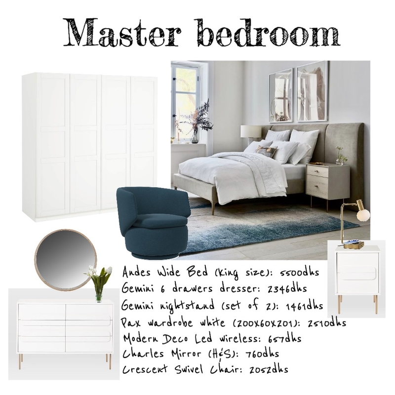 Master bedroom Shoreline Mood Board by InStyle Idea on Style Sourcebook