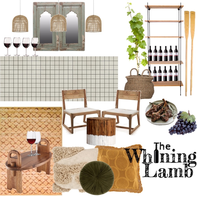 The Whining Lamb Cellar Door Mood Board by Rodgers Interiors Styling & Design on Style Sourcebook