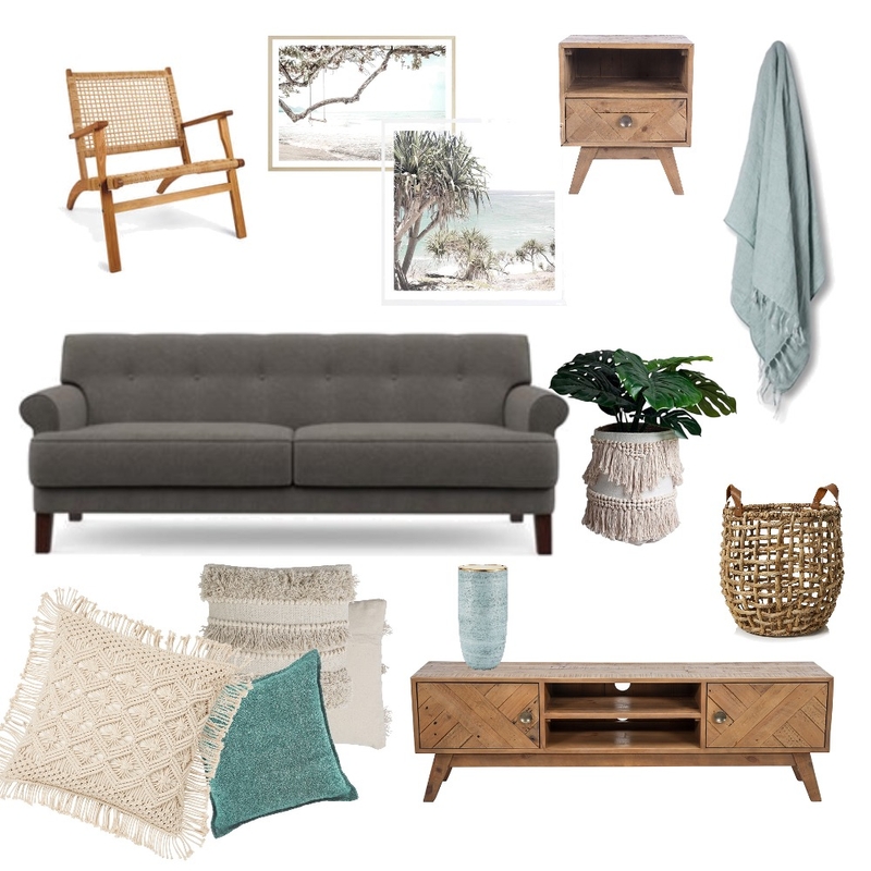 Pottsville 1 BR Unit_Living Room Mood Board by Elabana Property Styling on Style Sourcebook