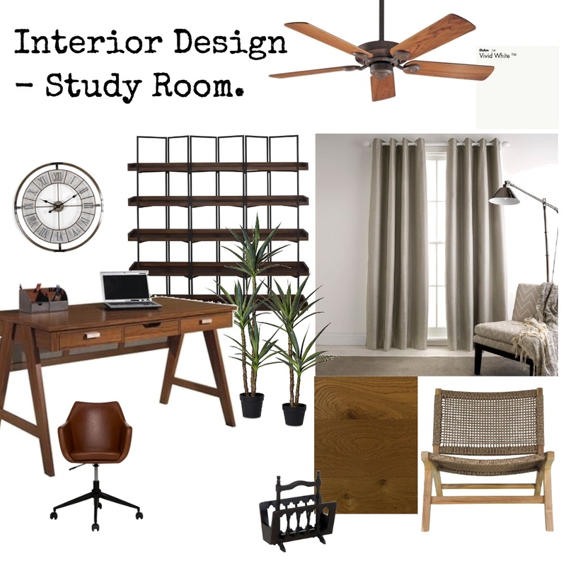 STUDY ROOM. Mood Board by Karrie on Style Sourcebook