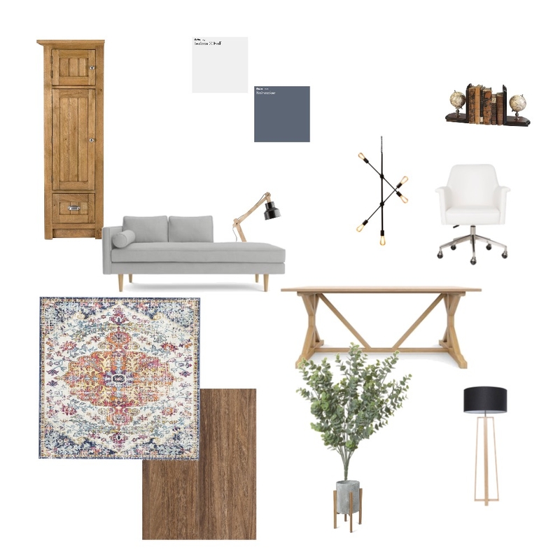 Modern Farmhouse Office Mood Board by kgiff147 on Style Sourcebook