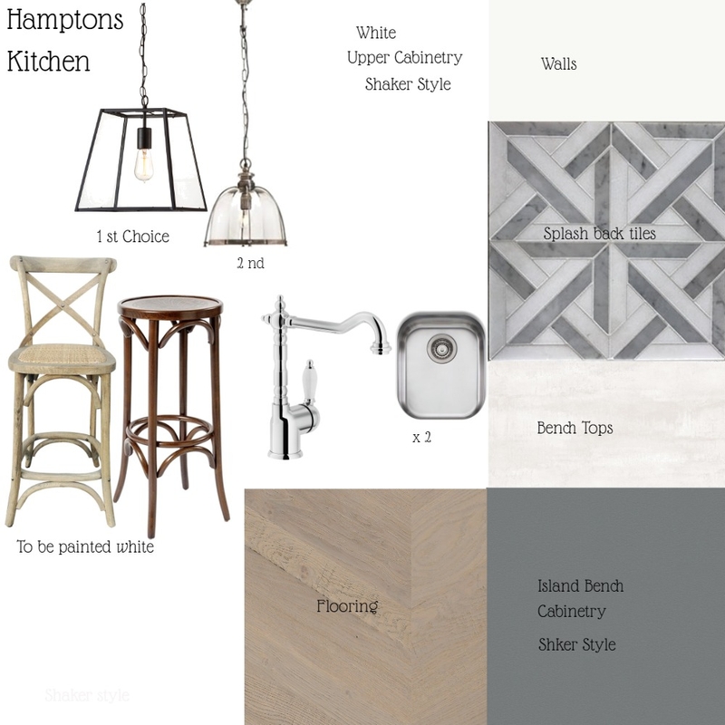 Hamptons Kitchen Mood Board by Jo Laidlow on Style Sourcebook