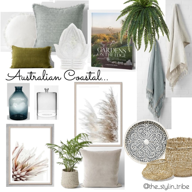 Australian Coastal Mood Board by The Stylin Tribe on Style Sourcebook