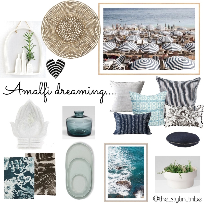 Amalfi dreaming styling concept Mood Board by The Stylin Tribe on Style Sourcebook